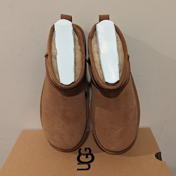 Brand New in Box Ugg Classic Ultra Mini Boots Driftwood - Picture 5 of 6